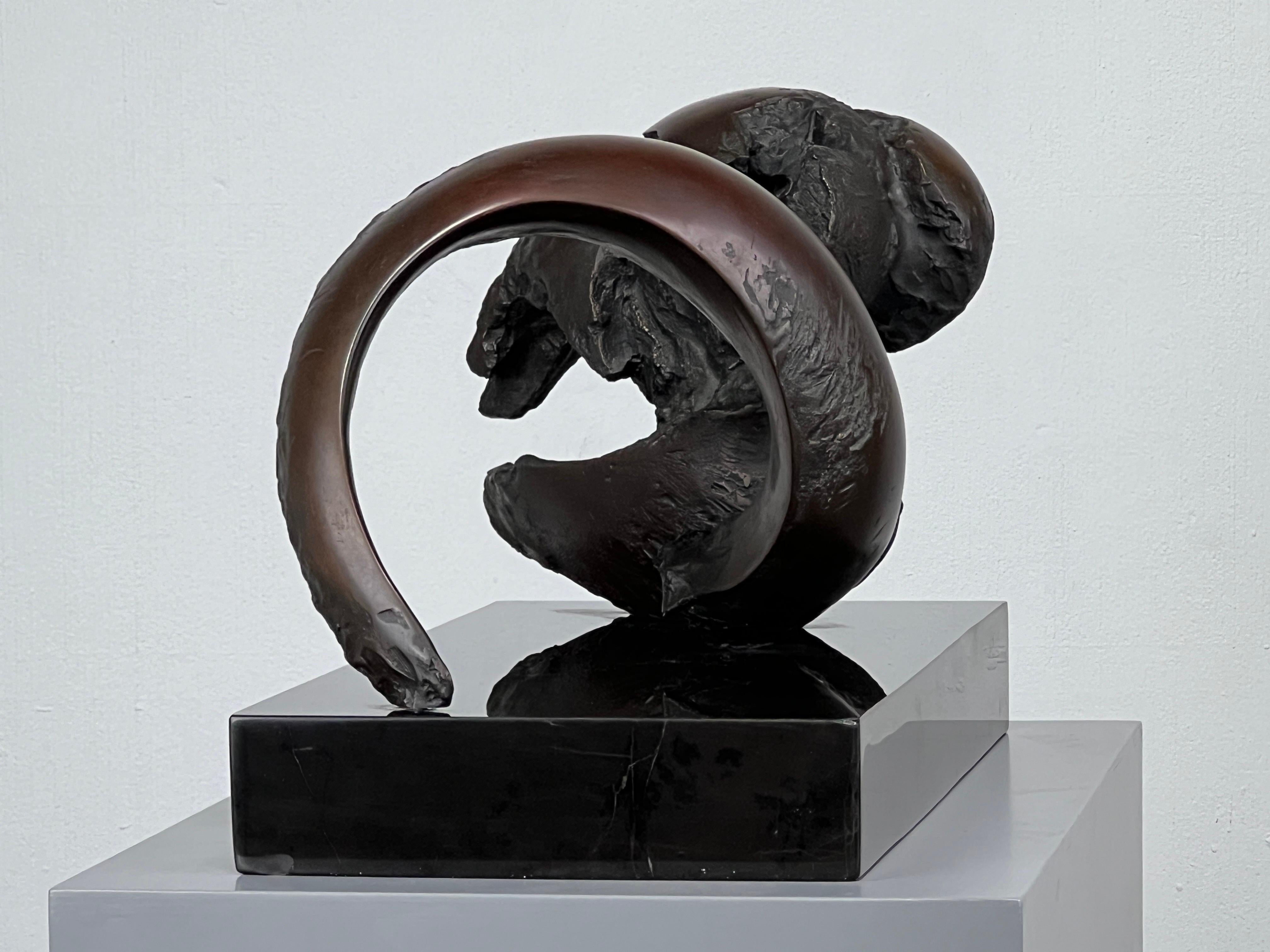 'Small Skull & Horn after Orvieto V', bronze by Jack Zajac For Sale 5