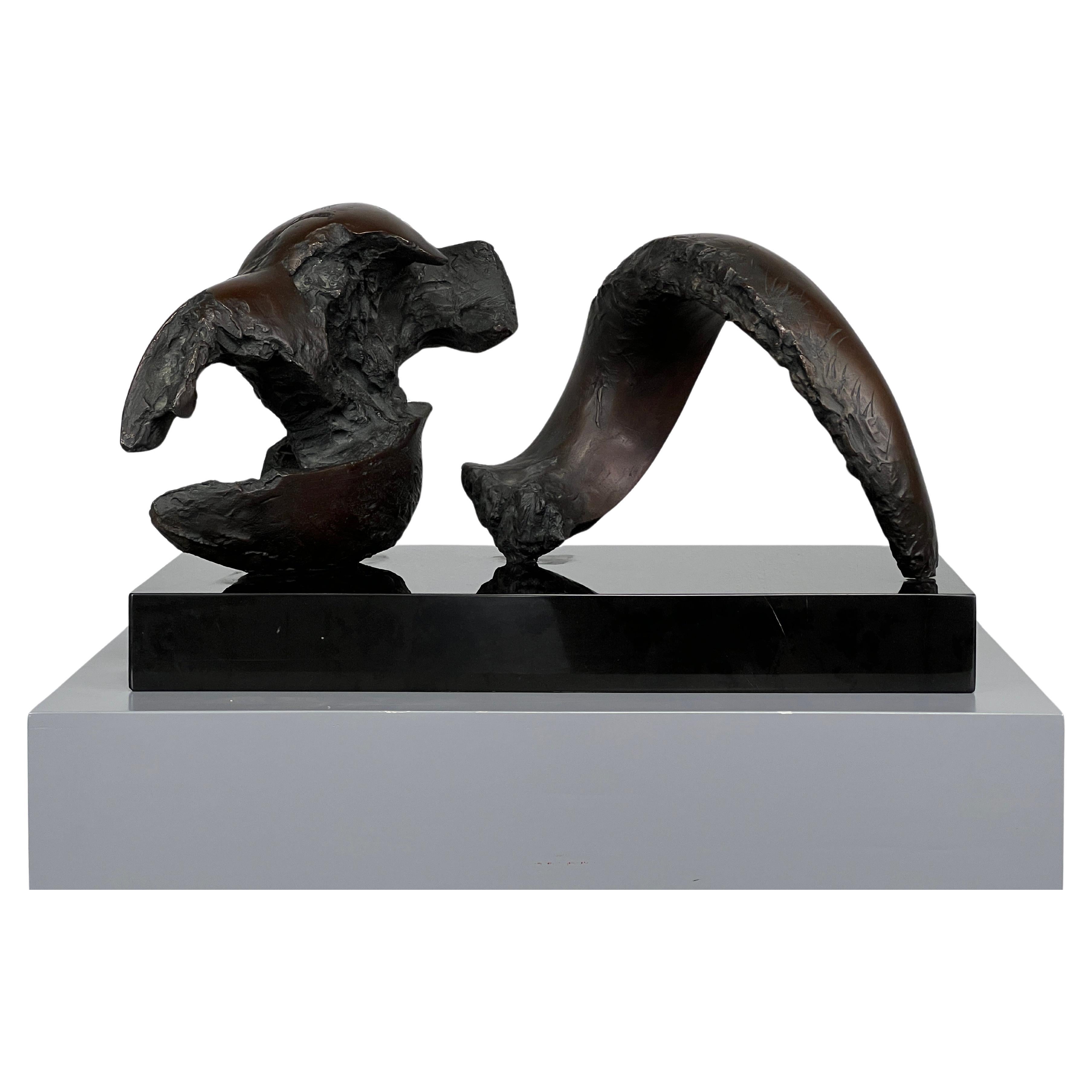 'Small Skull & Horn after Orvieto V', bronze by Jack Zajac For Sale