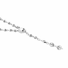 Kleiner Totenkopf Rosenkranz Silber