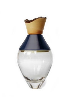Small Smoke and Brass Patina India Vessel I, Pia Wüstenberg
