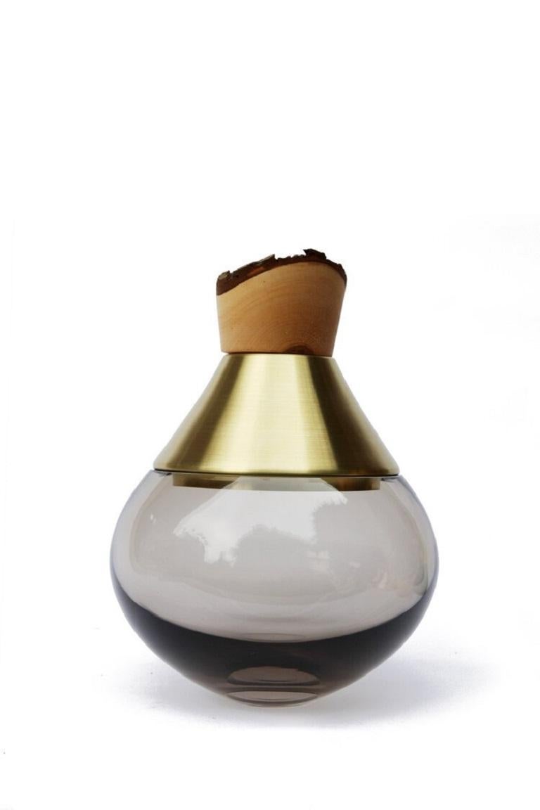 Organique Petit vase d'Inde fumé II, Pia Wüstenberg en vente