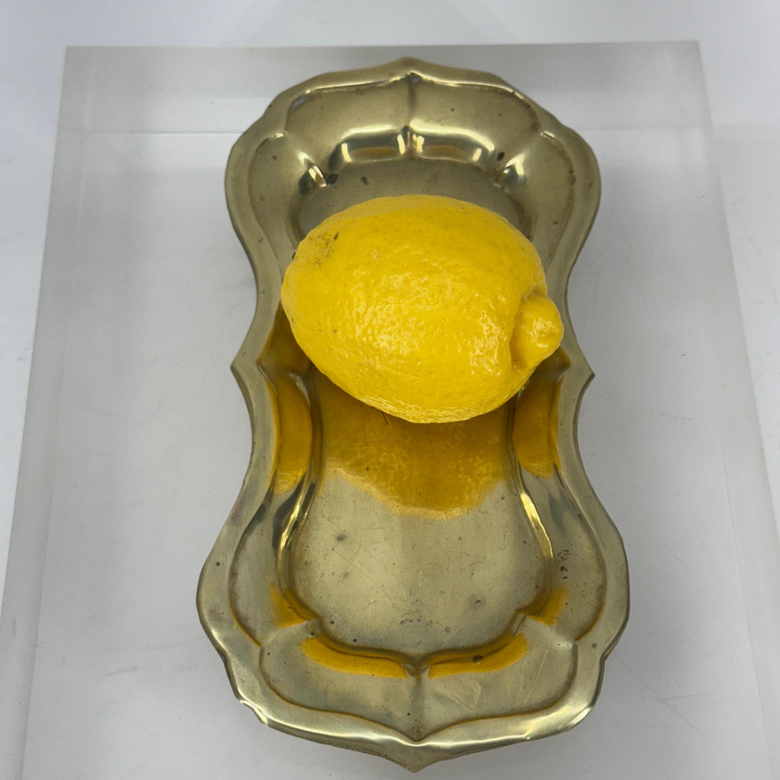 Kleine solide 19. Jahrhundert Messing Trinket Vanity Bar Tablett im Angebot 1