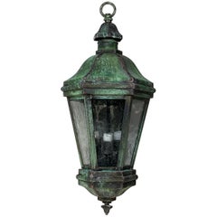 Small Solid Brass Hanging Lantern 