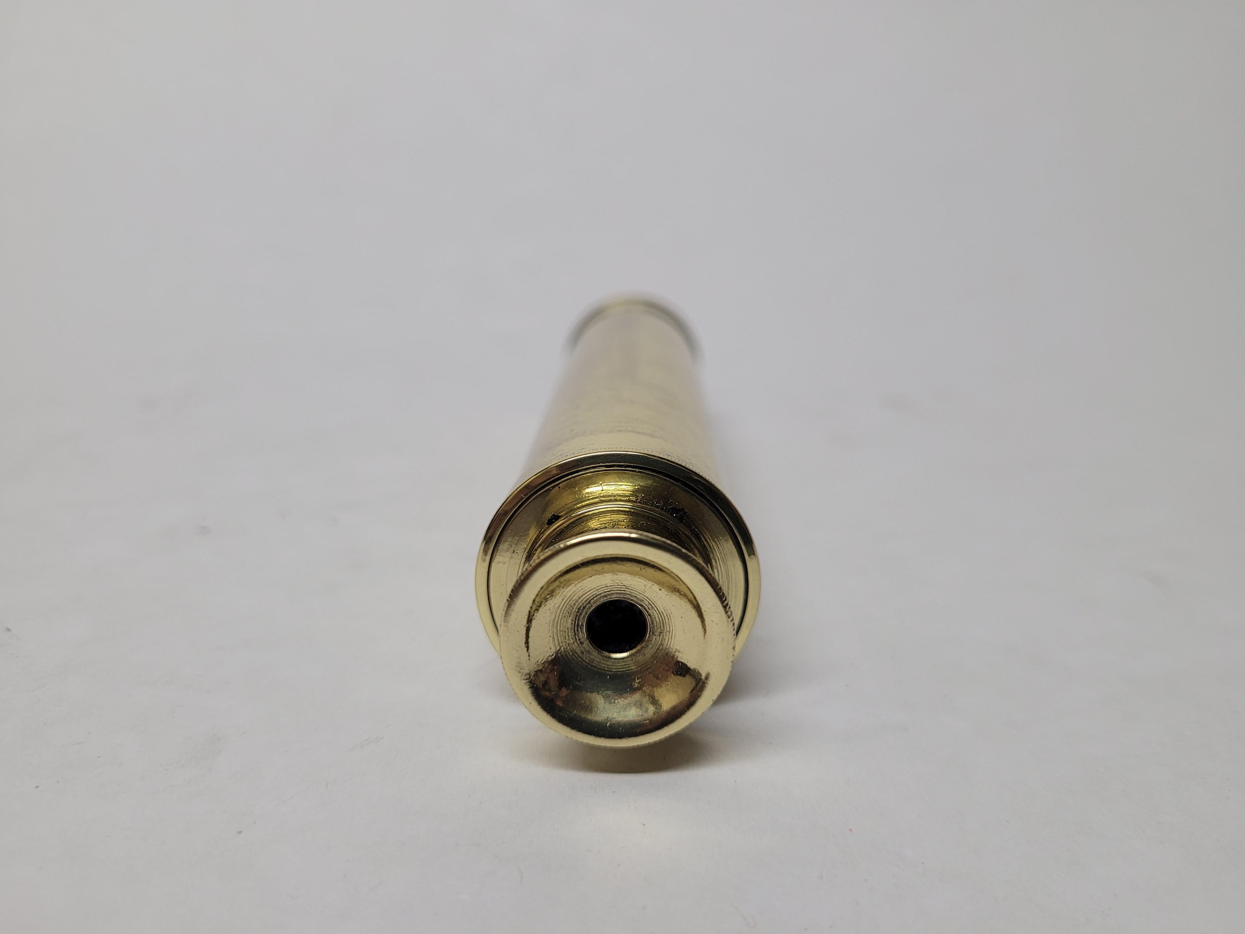 Small Solid Brass Ship Captains Telescope For Sale 1