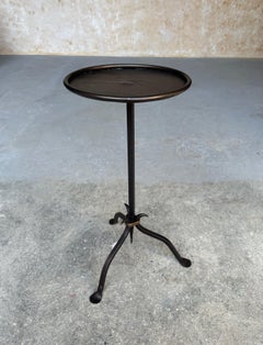 Small Spanish Drinks Table with Bronze Patina