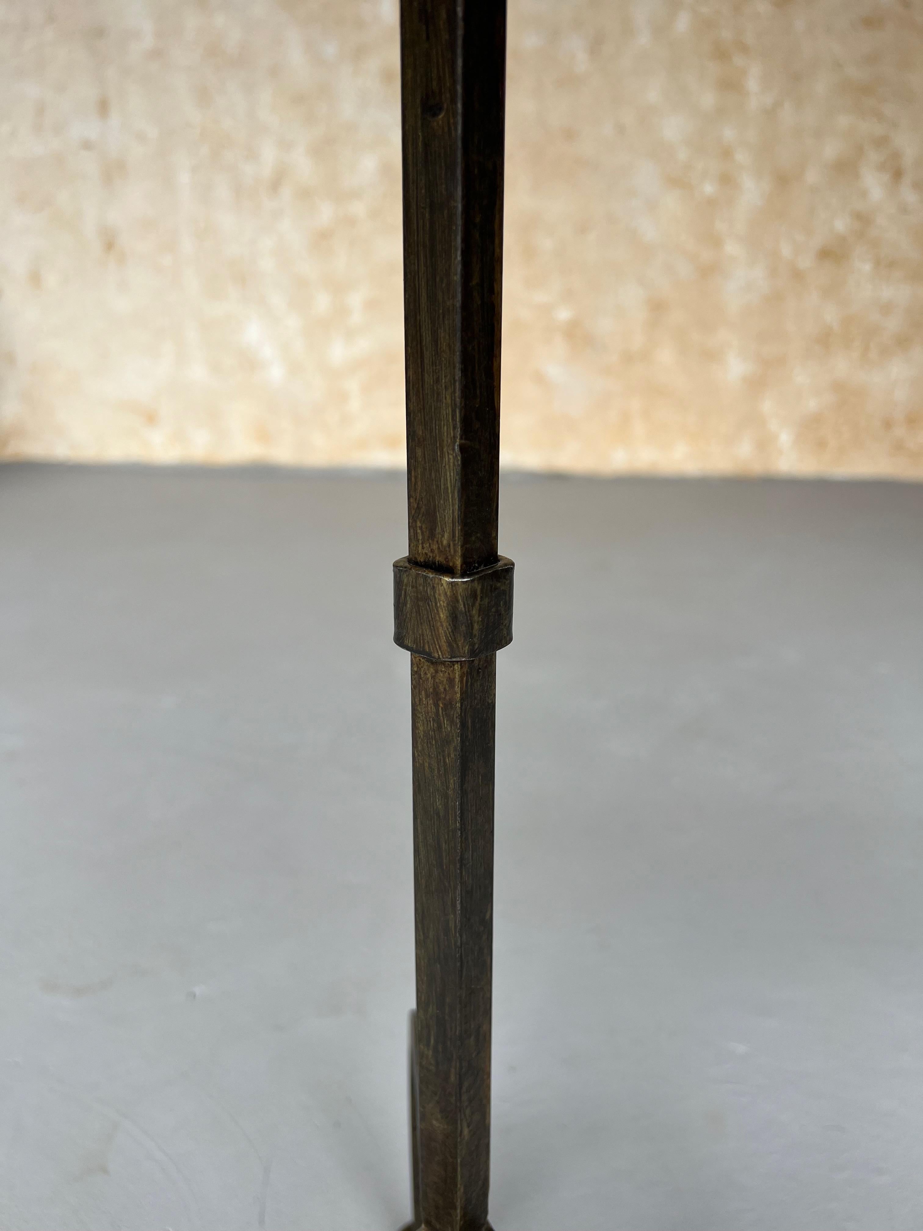 Small Spanish Drinks Table with Curved Tripod Base 2