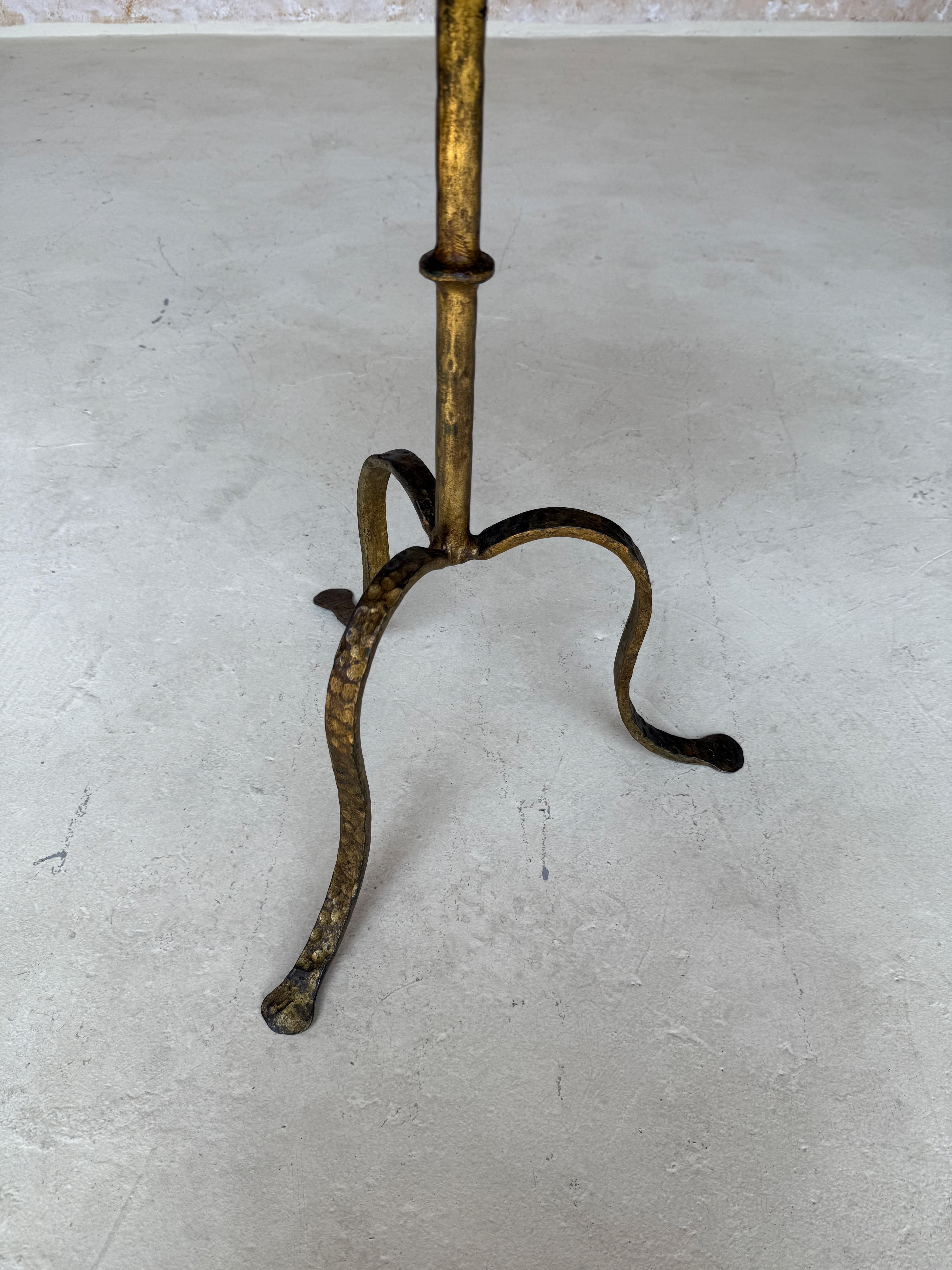 Small Spanish Gilt Drinks Table on a Tripod Base For Sale 6