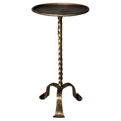 Small Spanish Gilt Iron Drinks Table