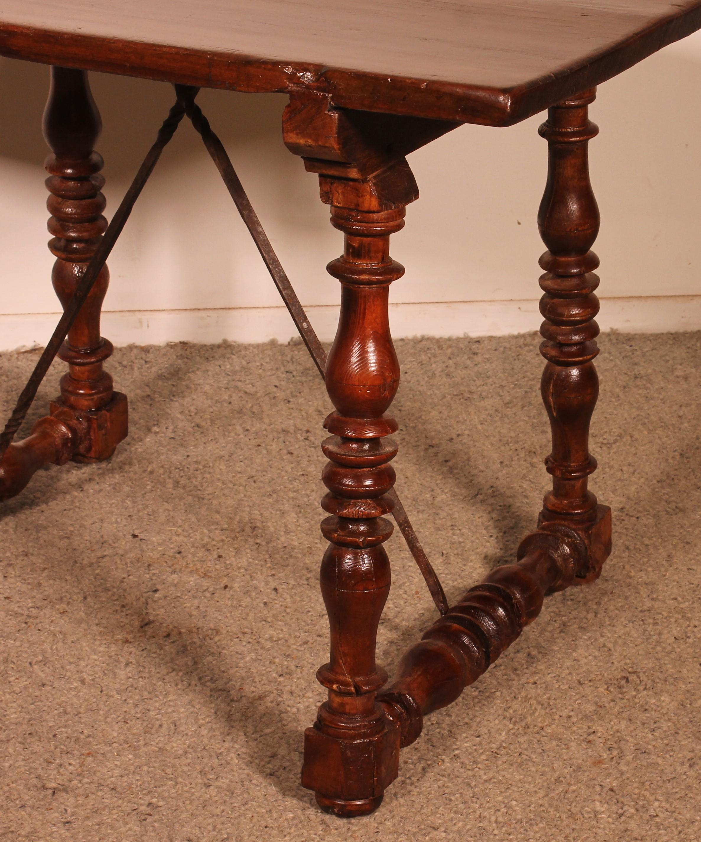 18th Century and Earlier Small Spanish Table From The 17th Century For Sale