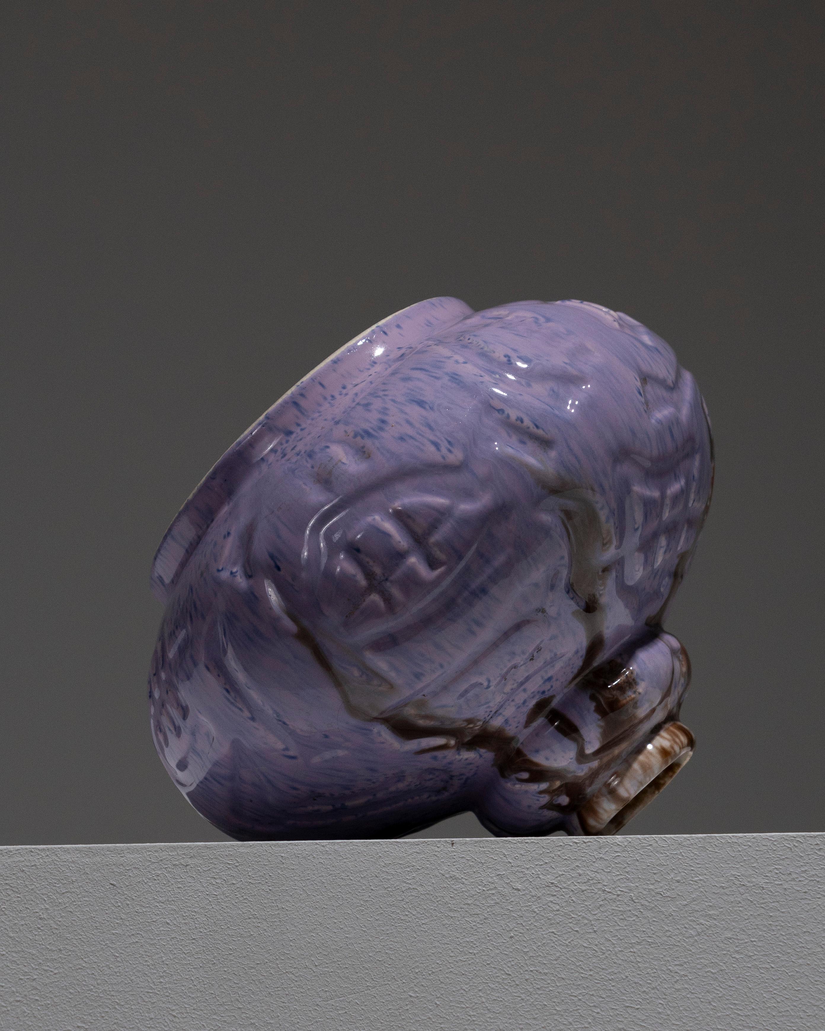 Piccolo vaso sferico in ceramica, anni '40 in vendita 3