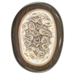 Organic Small Spore Wall Sconce, Cherry Wood & Aluminum Foam, by Yonathan Moore