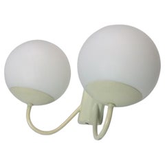 Small Sputnik Wall Lamp by KAISER, 2 x Glass Balls, Gernany, 1970s