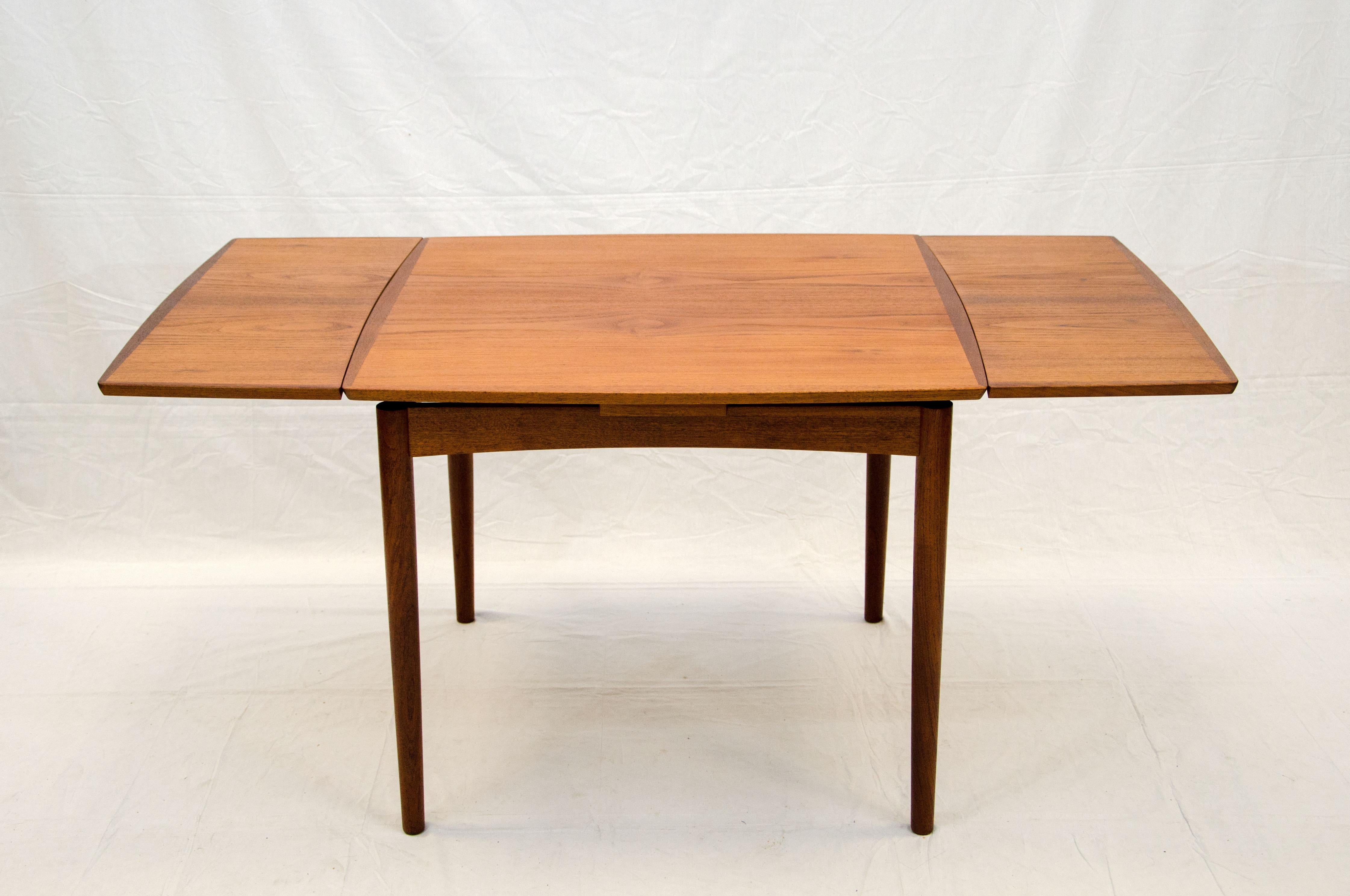 small draw leaf dining table