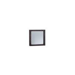 Small Square Smoked Mirror with Wooden Frame – EDGE