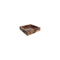 Small Square Pen Shell Tray on Square Chrome Feet