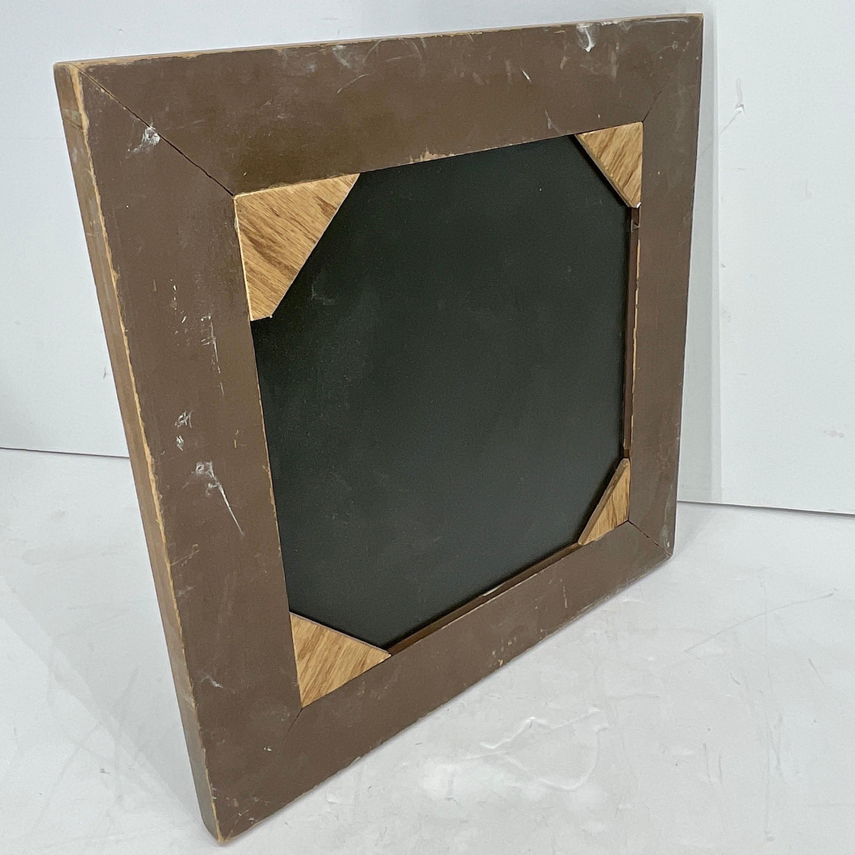 Small Square Tile Mirror with Heart Decorations For Sale 7