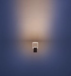 Contemporary Small Square Window Light Sculpture, Acrylic, by Yonathan Moore
