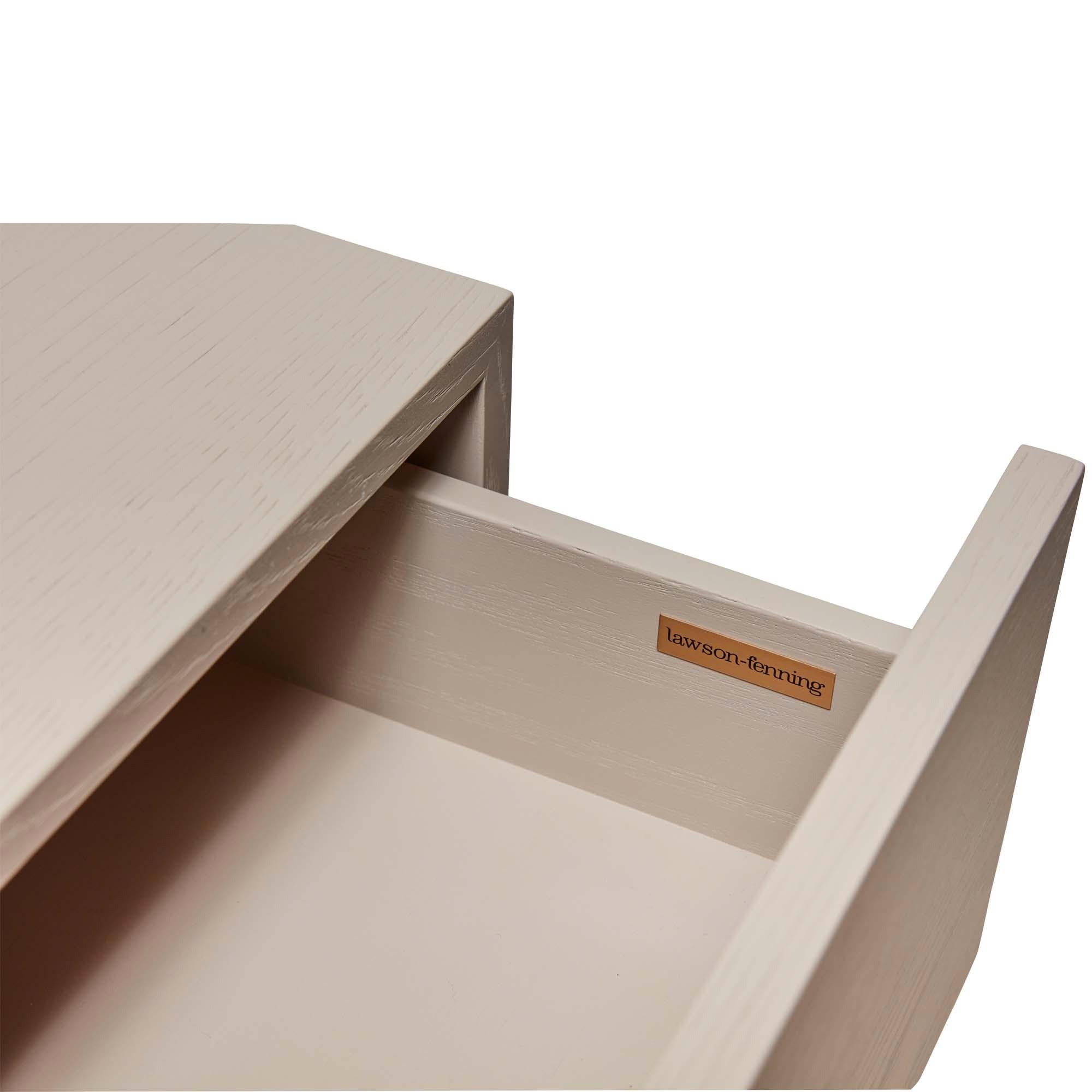 Small Stacked Box Nightstand w Brass by LawsonFenning For Sale at