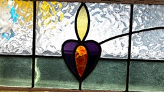 Small Stained Glass Window 24" x 14"