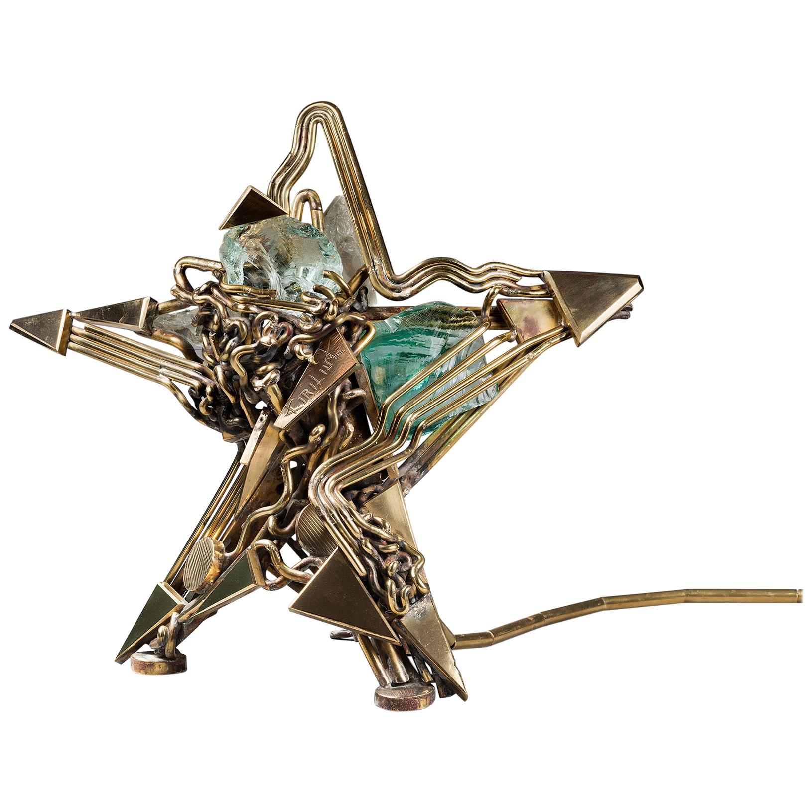 Starry Lamp by Michel Kiriliuk For Sale