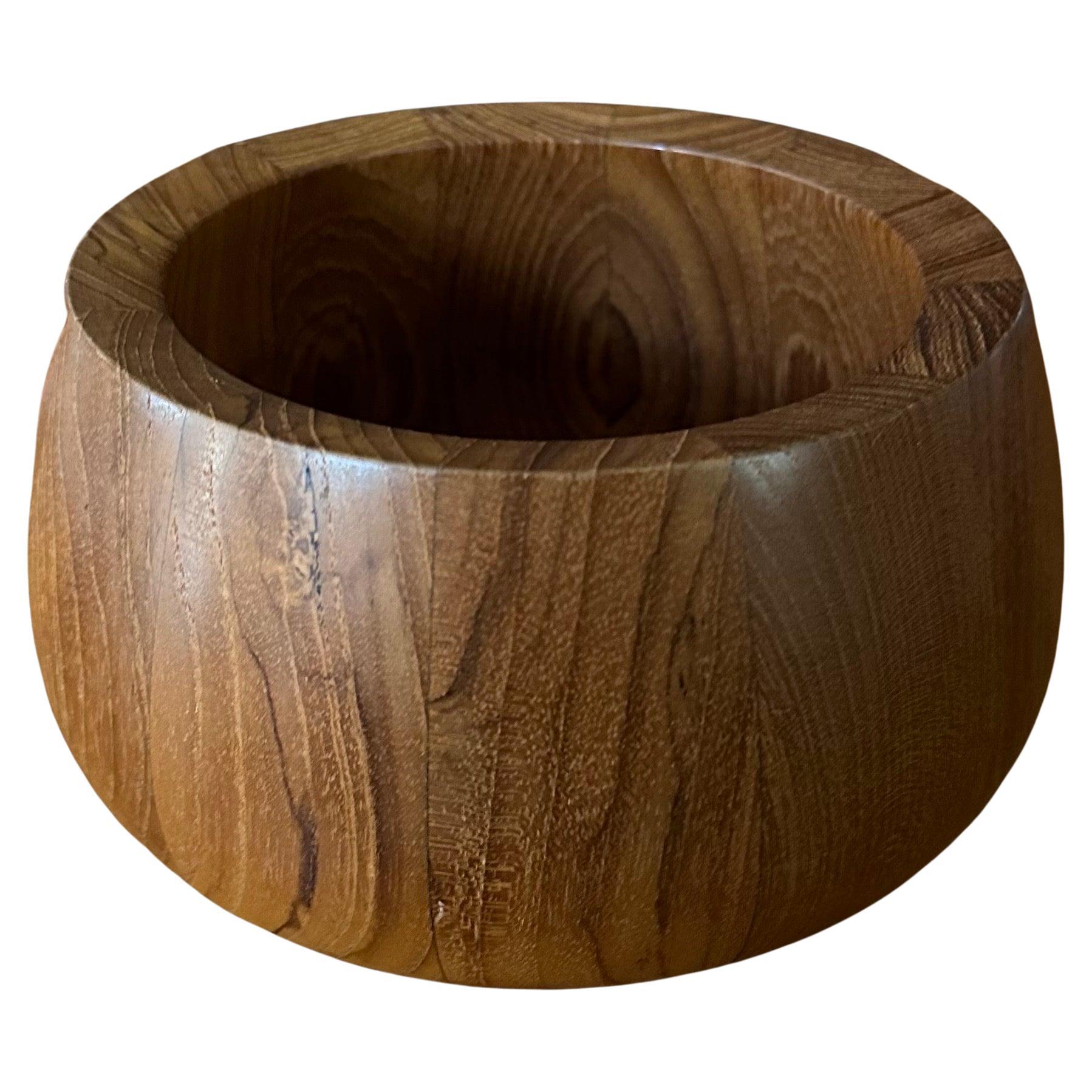 Small Staved Teak Bowl by Jens Quistgaard for Dansk For Sale 4