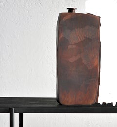 Bottiglia piccola in acciaio marrone di Lukasz Friedrich