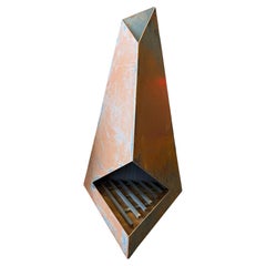 Petite cheminée en acier Cheminée d'extérieur
