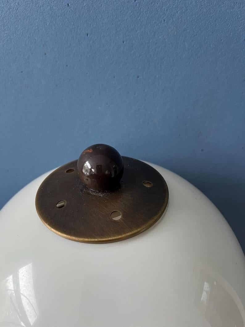 Small Steinhauer Wooden Mushroom Table Lamp, 1970s In Good Condition In ROTTERDAM, ZH