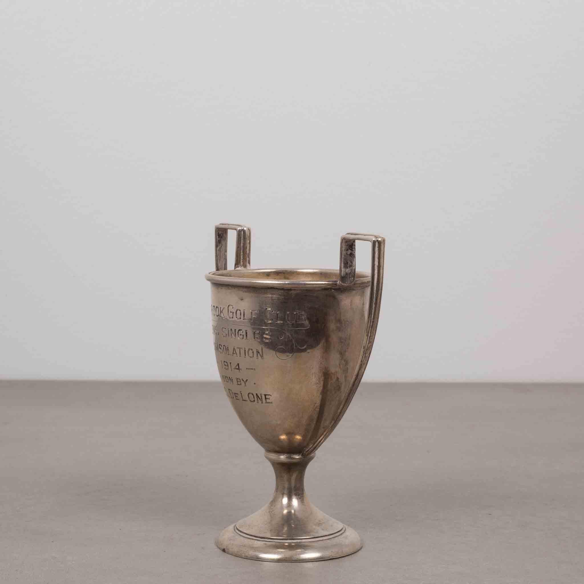 ABOUT
This is an original sterling silver loving cup with the inscription: 