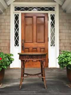 Small Stick Wicker Table