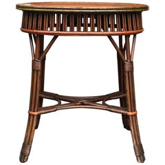 Small Stick Wicker Table