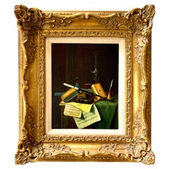 Small Still Life Dutch School Oil Painting