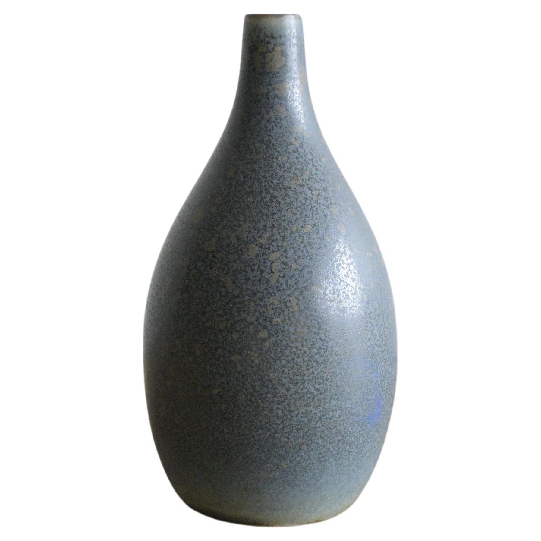 Small stoneware vase by Carl-Harry Stålhane, Sweden 1950 For Sale