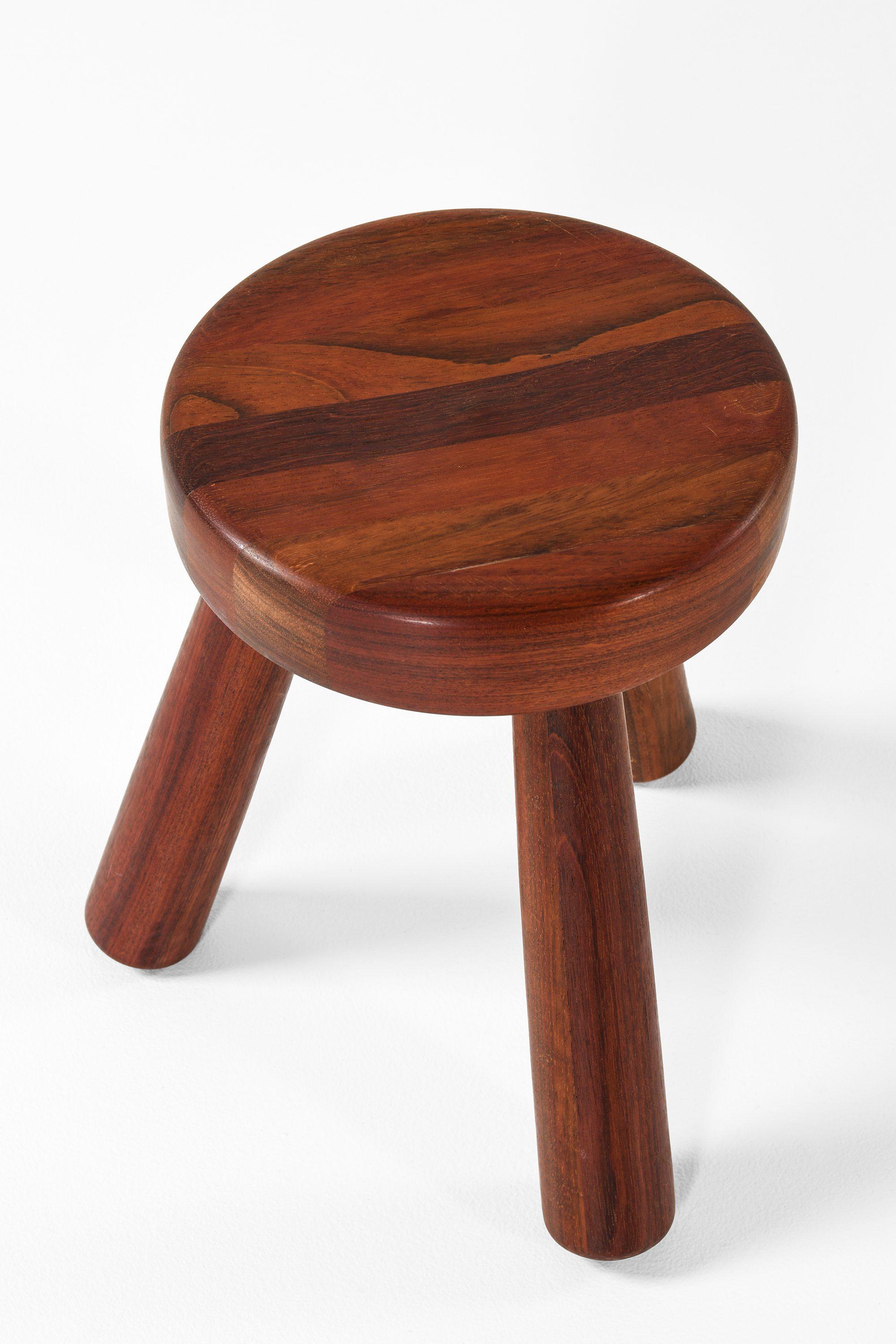 Small Stool in Jatoba Wood by Ingvar Hildingsson, 1980's

Additional Information:
Material: Jatoba wood
Style: Mid century, Scandinavia
Produced by Ingvar Hildingsson in Sweden
Dimensions (W x D x H): 26 x 26 x 36 cm
Condition: Good vintage