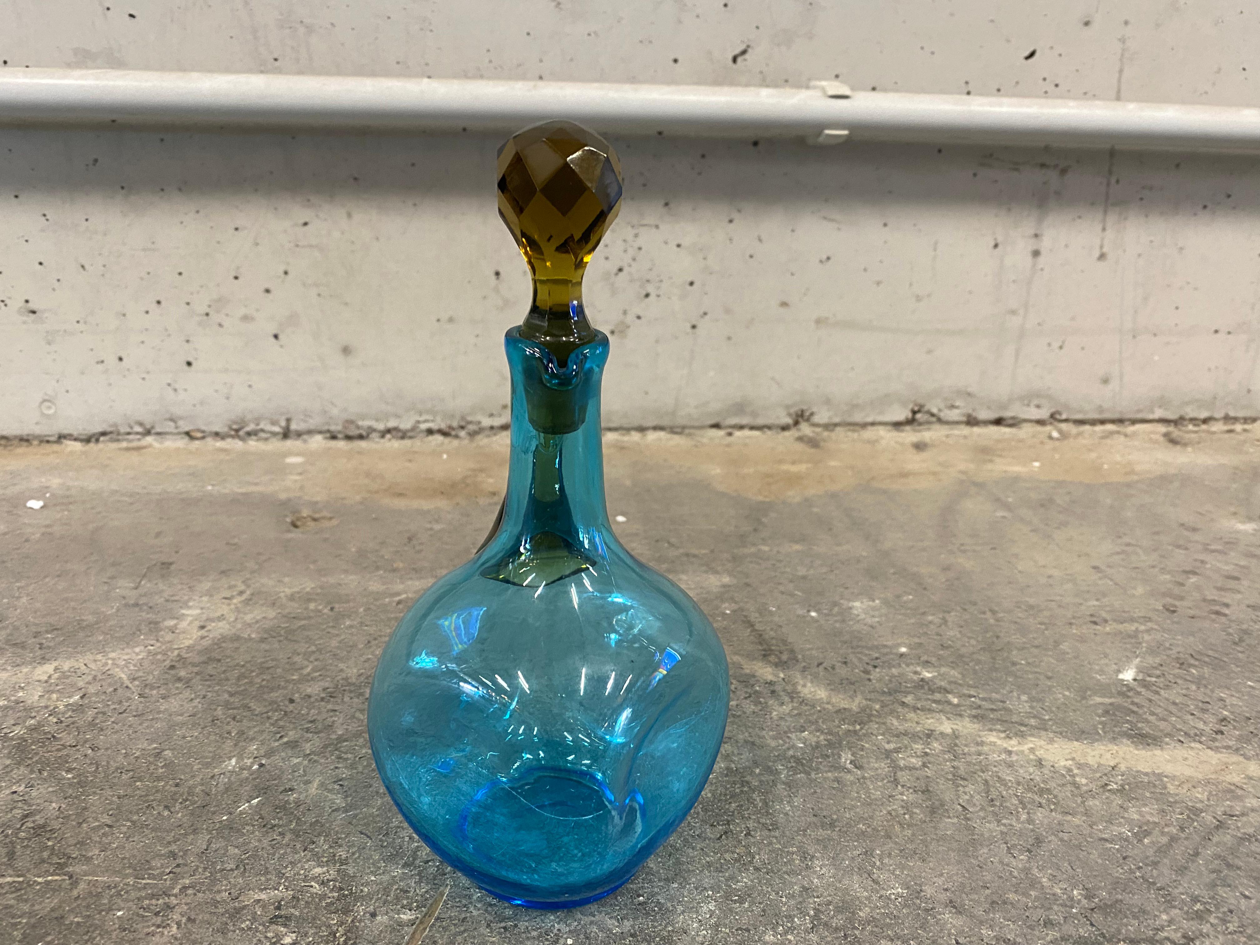 Early 20th Century Small Stopper Carafe from France Around 1900