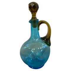 Antique Small Stopper Carafe from France Around 1900
