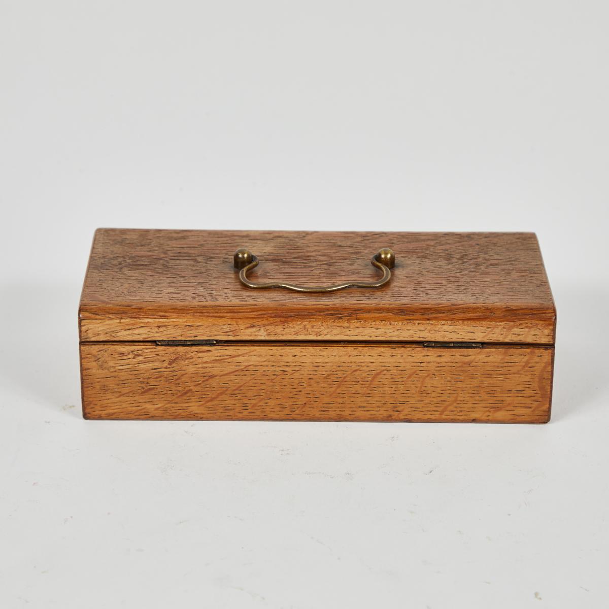 Wood Small Storage Box for Glasses from Late 19th Century England