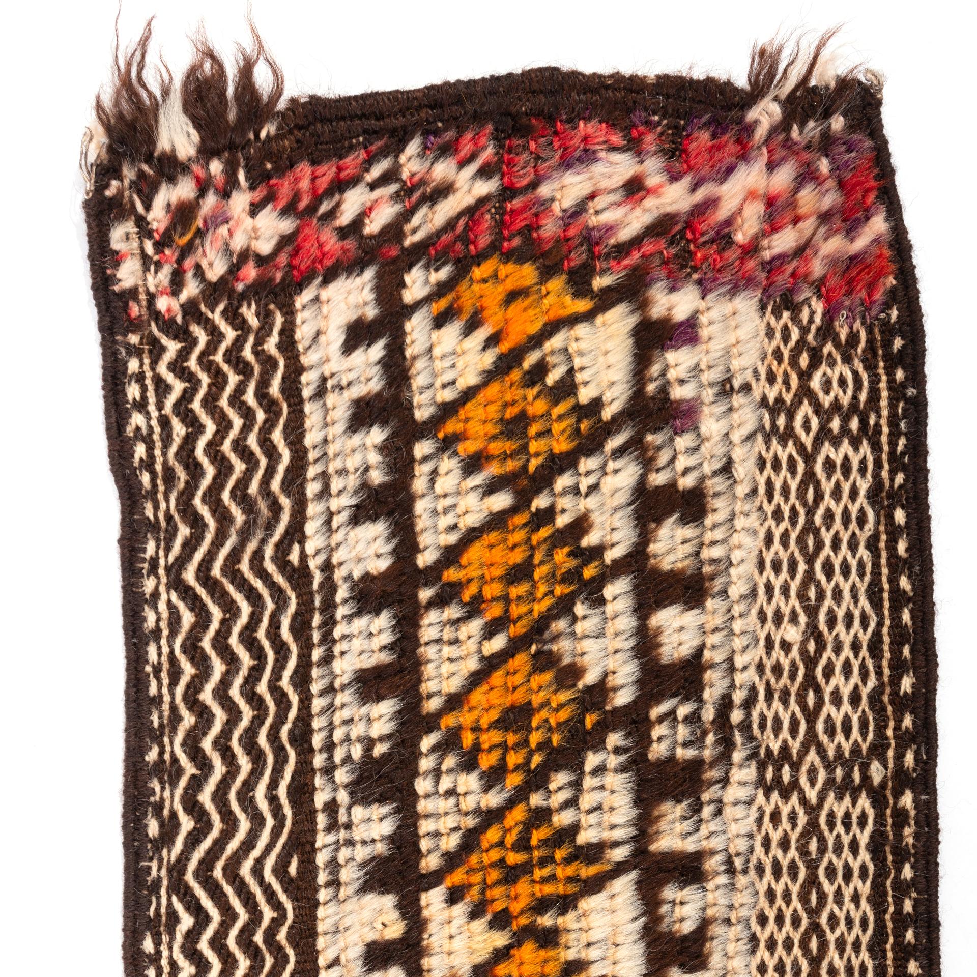 Wool Small Strips of Old Oriental Kilims For Sale