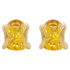 Small Studs Solid 14k Yellow Gold Lab Diamond Jewelry Dainty Minimalist Earring