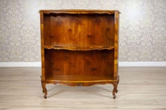 1980s Rococo Revival Bookcase with Curved Legs, Refurbished, Belgium