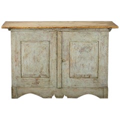 Antique Small Swedish 19th Century Country Sideboard