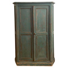 Small Swedish Blue Wardrobe