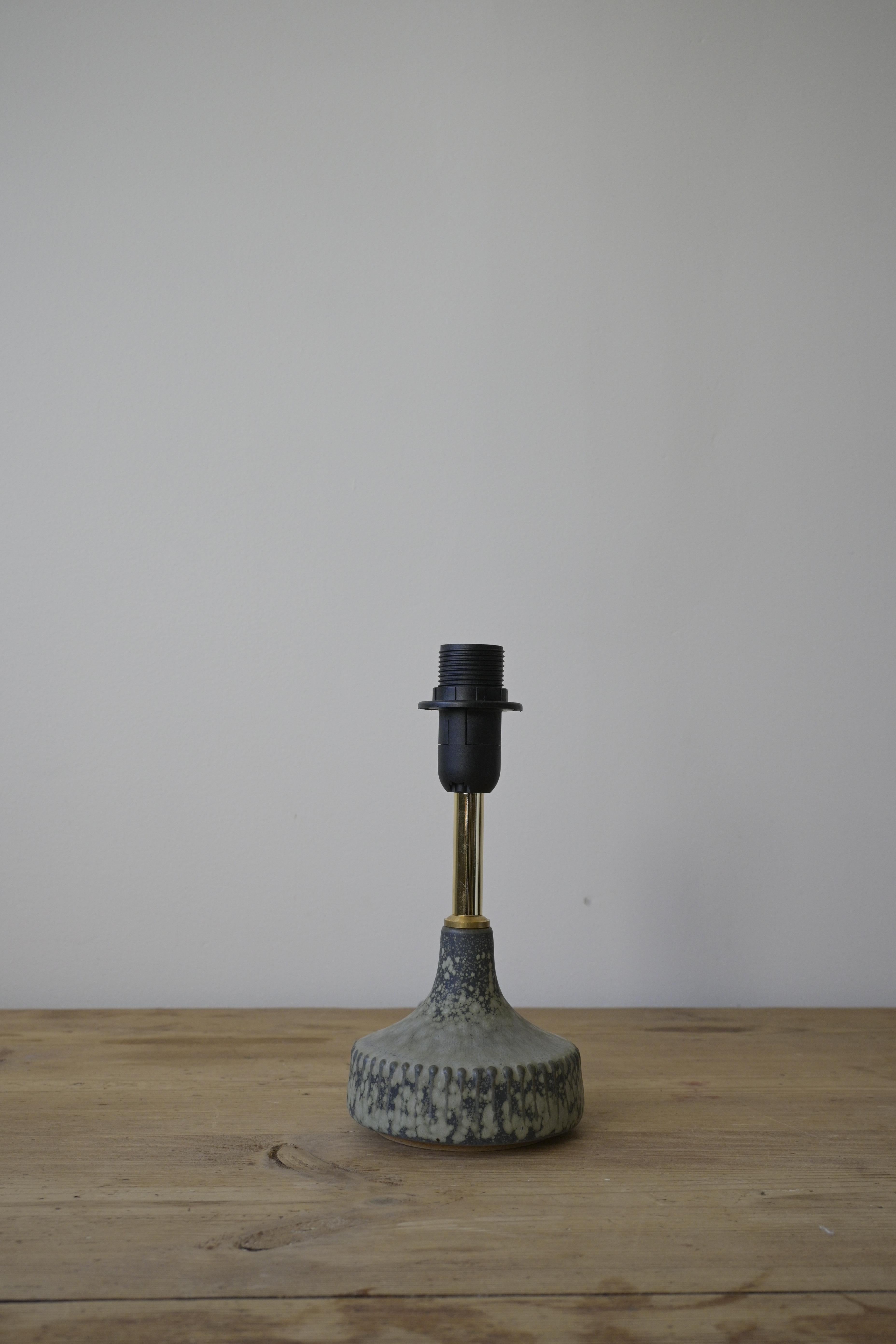Small Swedish Lamp by Rolf Palm, Sweden 1960s

A beautiful small lamp with a lovely multicolored glaze designed by Rolf Palm, made at his workshop in Mölle outside Höganäs in Sweden.

Rolf Palm was one of Swedens leading ceramicist of the 20th