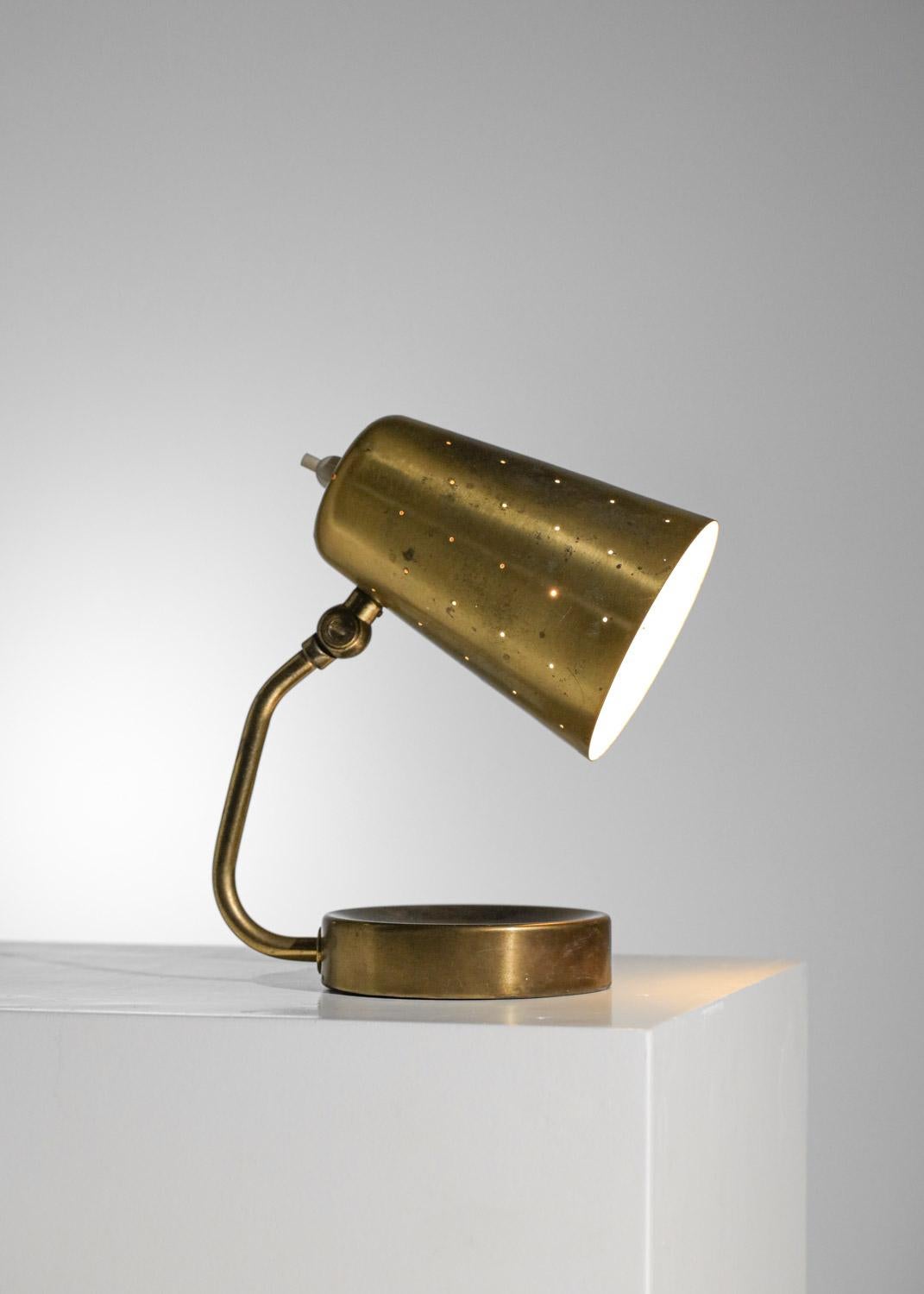Small Swedish lamp style Paavo Tynell in brass 50's, G417 For Sale 4