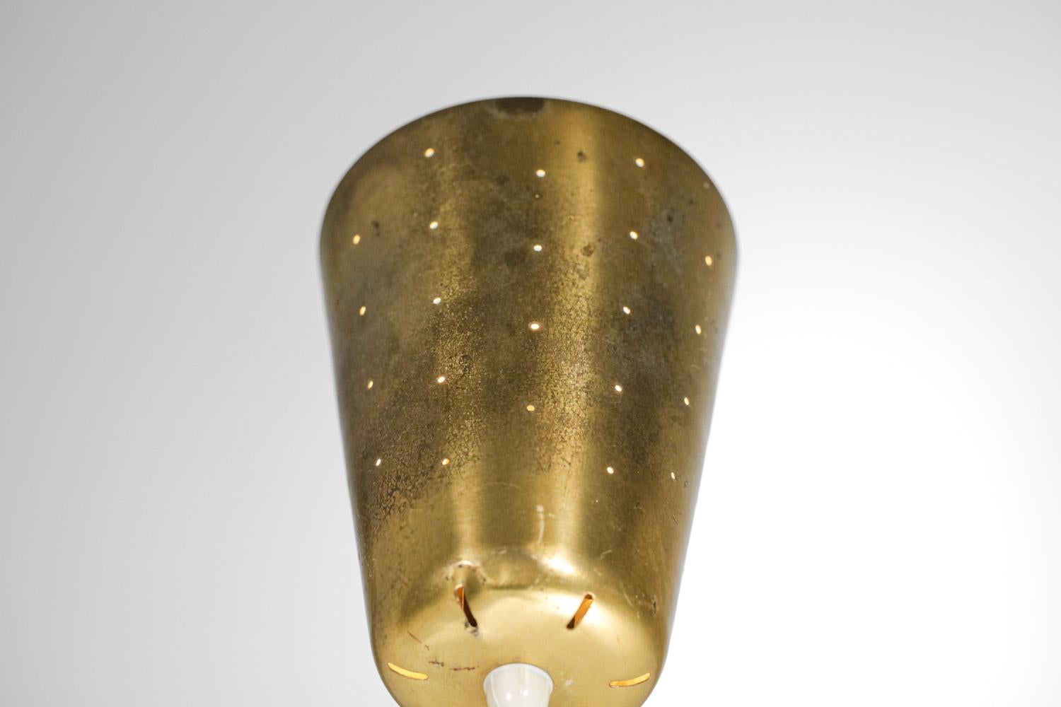 Mid-20th Century Small Swedish lamp style Paavo Tynell in brass 50's, G417 For Sale