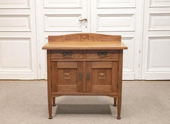 Small Swedish oak Jugendstil sideboard, 1930s.
