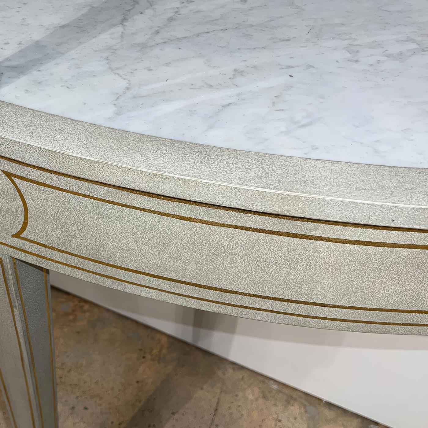 Small Swedish Painted Console Table In New Condition For Sale In Westwood, NJ