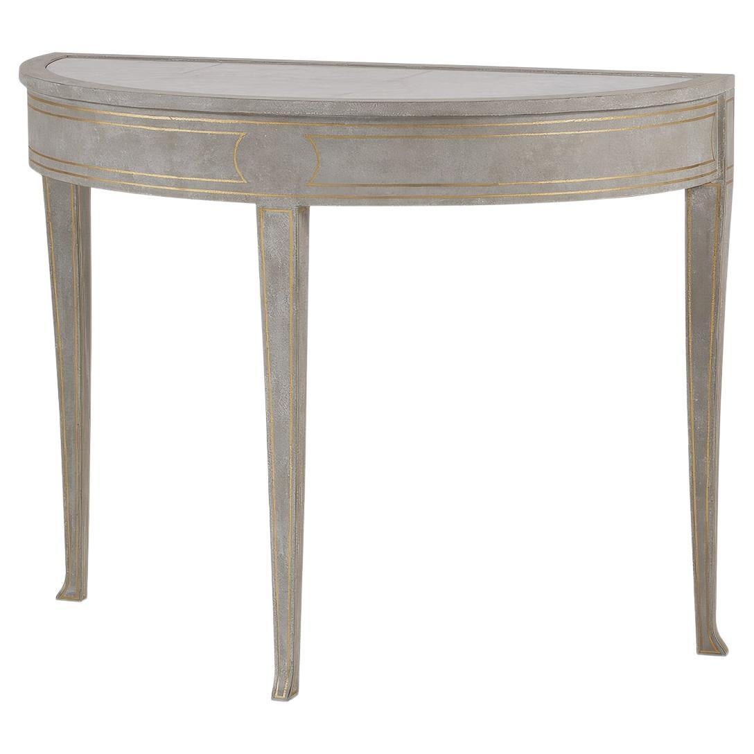 Small Swedish Painted Console Table For Sale