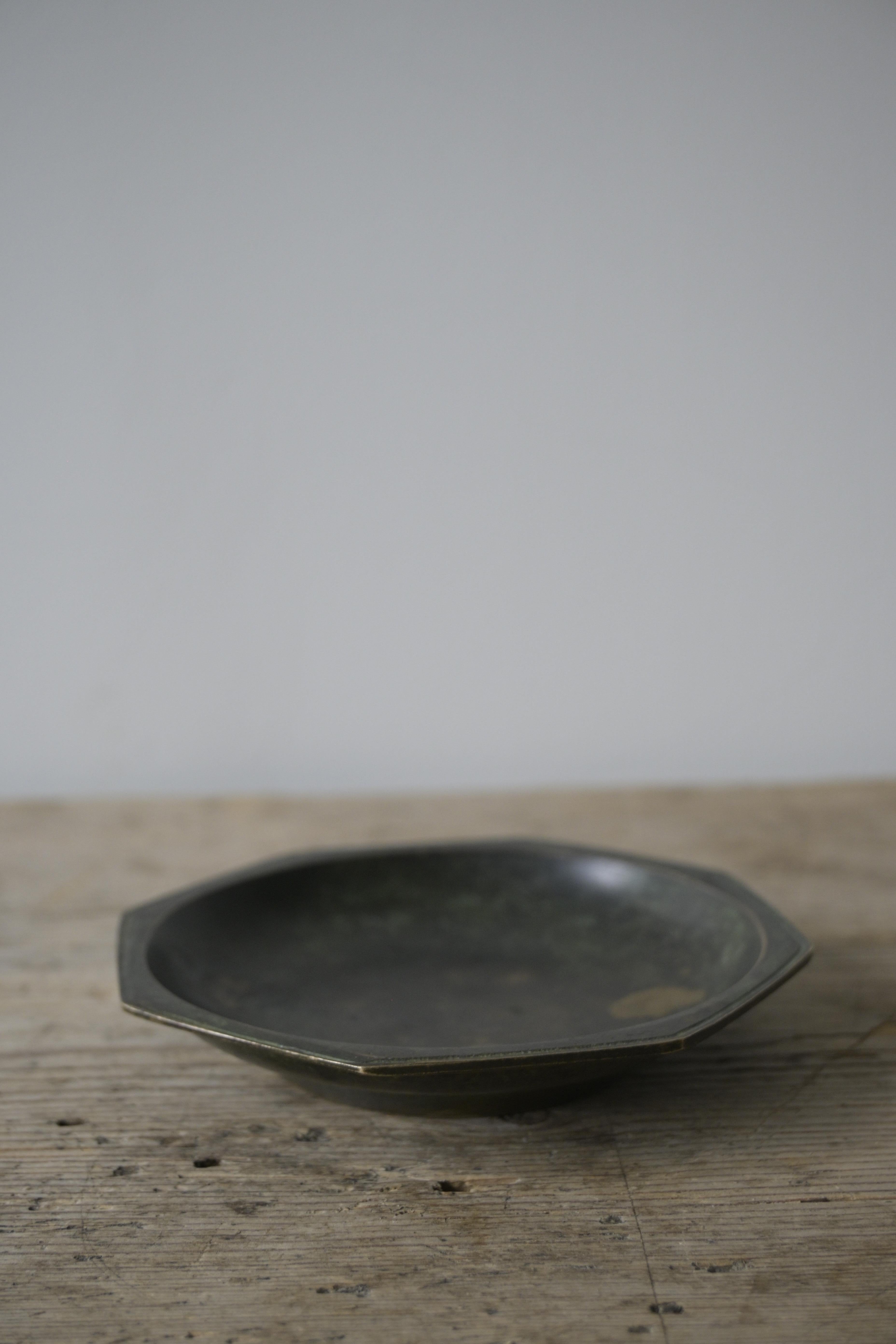 Plato sueco pequeño de GAB, Guldsmedsaktiebolaget ca 1930 mediados del siglo XX en venta