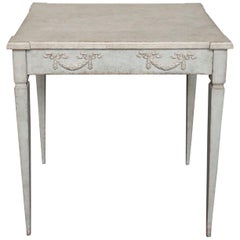 Small Swedish Side Table in the Gustavian Style